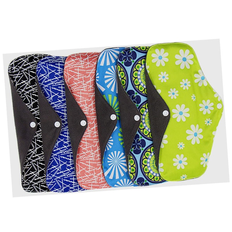 LALAFINA Portable Foldable Washable Sanitary Napkin for Postpartum Period Bamboo