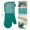 Alselo Silicone Oven Mitts Heat Resistant 932℉ with Waterproof &