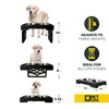 Pet Zone Elevated Dog Bowls Designer Diner 3 Height Adjustable