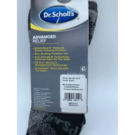 DR.SHOLL'S NEW 2 PAIRS DR.SHOLL'S WOMEN NON BINDING ADVANCED RELIEF BLACK CREW SOCKS USA