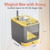 LCZLBRRD Upgraded Fully Enclosed Cat Litter Box with Lid, Covered