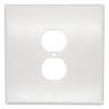 Jumbo Over Sized Paintable Wall Plate, Duplex Outlet (5, Duplex)