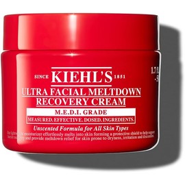 Kiehl's - Ultra Facial Meltdown Cream, Crema Reparadora para Piel Sensible y Reseca con Avena Coloidal y Escualano, Recupera la Barrera 50% más Rápido, Alivio en 5 Segundos, Hidratante Ligero, 50ml