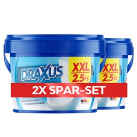DRAXUS Toilet Foam in XXL Pack (2.5 kg) I Extra Strong I Toilet Cleaner Foam Powerfully Removes Limescale and Urine Stone I Provides Shine and Fresh Fragrance (2 x Economy Set)