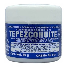 Crema De Tepezcohuite Blanca Quita Manchas De La Piel