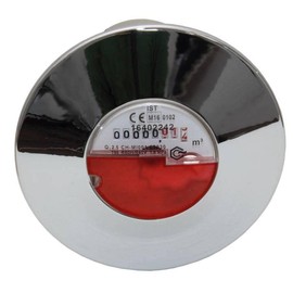 Push Rosette Chrome-Plated for Home Water Meter Coaxial