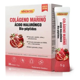 Windboss Colágeno Marino Con Ácido Hialurónico 30 Sobres                                                                                              