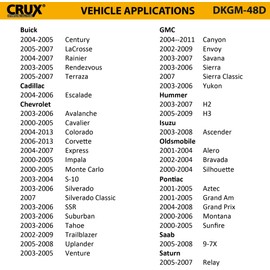 Crux DKGM-48D CRUX DKGM-48D Radio Replacement with SWC Retention & DDin Dash Kit for GM Class II Vehicles