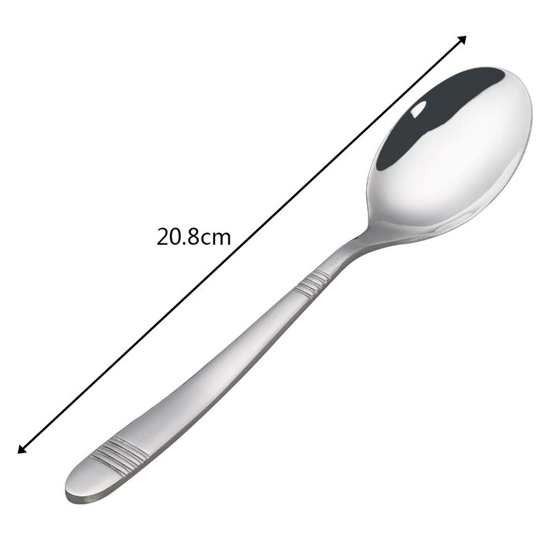Callyne12-Piece Dinner Spoons, Stainless Steel Cutlery Spoon