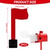 Mailbox Flag 2 Pcs Mailbox Flag Replacement with Double-Sided Sticky