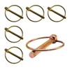 6 Pcs Lynch Pins Multi-Functional Safety Linch Pin with Ring