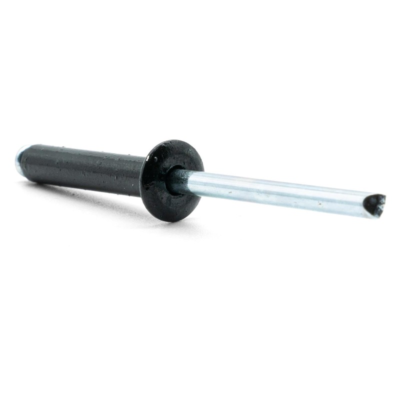 Hippo Hardware (3.2mm X 20mm) Black Pop Rivet Aluminium Body