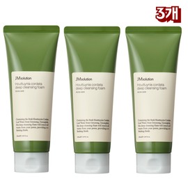 JM Solution Houttuynia cordata Deep Cleansing Foam 150ml 3pcs / 제이엠솔루션 어성초 딥 클렌징 폼 150ml 3개