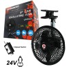 XUKEY 8inch 24V Car Oscillating Clip On Fan Rotatable Cooler