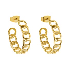 Liebeskind Berlin Earrings, Stainless Steel, gold