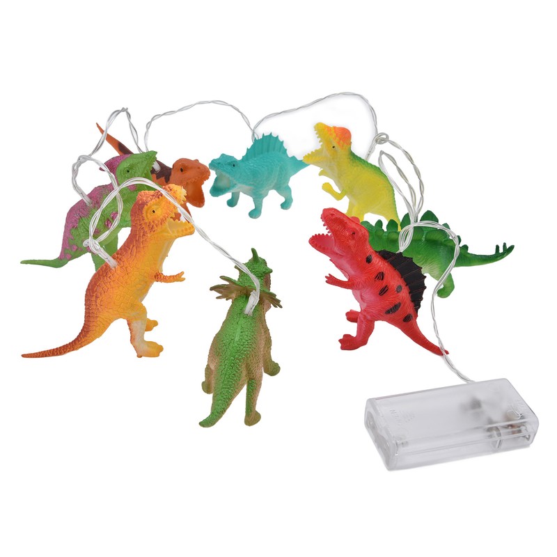 8 LED Dinosaur String Lights Battery Operated String Lights Children