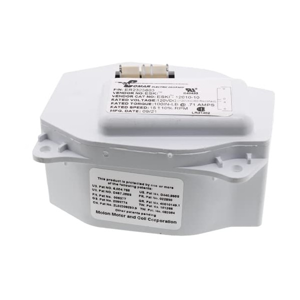 ClimaTek Refrig Ice Dispenser Motor Fits Whirlpool WPW11117906
