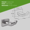 Amig - Bathroom Towel Hook Mod. 8 | Wall-Mounted Towel