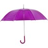 10pk Purple Auto Open Transparent Umbrellas