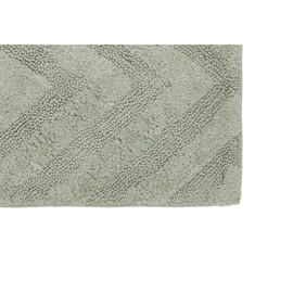 Better Trends Hugooo Collection 100% Cotton Bathroom Mat for Bathroom Decor, Non Slip Bath Mat,Multi-Purpose Bathroom Rugs, Quick-Dry & Water Absorbent Bath Rug - 17 X 24 Bath Mat, Sage