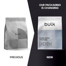 Bulk Pure Whey Protein Pulver, Eiwei√üpulver, Erdbeere, 1 kg, 33 Portionen, Verpackung Kann Variieren