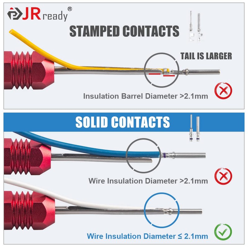 JRready Deutsch Terminal Removal Tool DRK-20DTM,Connector Release Tool for Deutsch