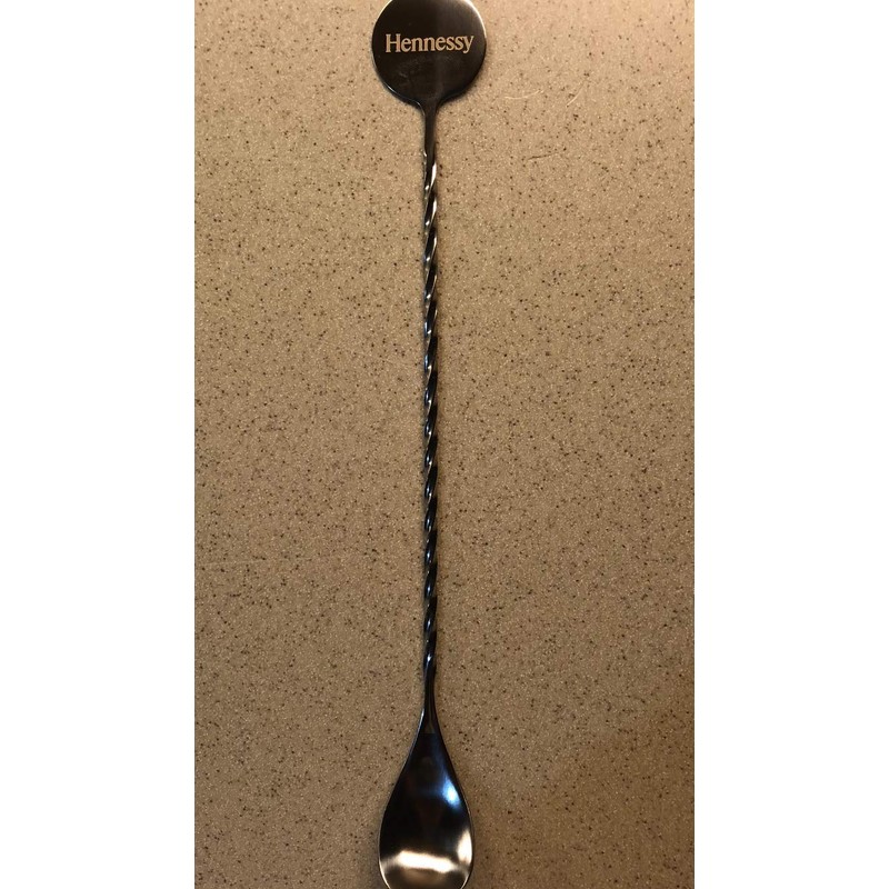 Hennessy Cocktail Mixing Glass With Hennessy Bar Spoon