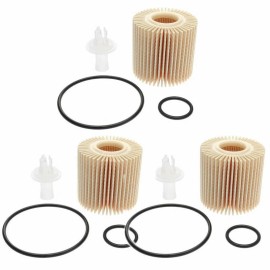 good_7204 04152-YZZA1 Oil Filter Kit 04152-31090 For Toyota Avalon Camry RAV4, Qty 3