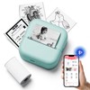 Sticker Printer - Mini Thermal Printer with Stickers, Inkless Sticker