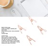 60pcs Wire Clothes Pins Antislip Creativity Metal Wire Hollow Out