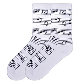 K. Bell Womens Cotton Blend Novelty Crew Socks, KBWF15H001-01, 9-11