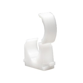 Talon - ‎22mm Single Hinged Pipe Clips - Pack of 100 - Natural - 360° Fixing for Pipework - Temperatures Up to 85°C (185°F) - Safe for Use On Plumbing, Gas and Air Conditioning Pipe - UV Stabilized