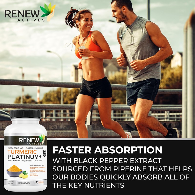 Renew Actives Turmeric Platinum - Antioxidant Source & Liver Protectant