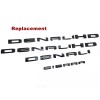 GMC 2019-25 Gloss Black DENALI HD DENALI SIERRA Emblems Fit