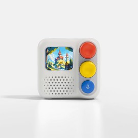 CHECHIRP AI Kid Interactive Storyteller, Audio Story Player, The Stories Listens and Responds to Kids Toys, Screen-Free Audio Speaker, Preschooler Birthday Gift, Portable, Color, Age 3-5, 4-6, 8-12