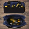 FASTECH 14 Inch Small Tool Bag,Wide Mouth Tool Tote Bag,Waterproof