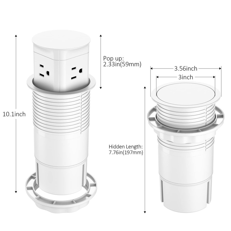 Automatic Pop up Countertop Outlet,Pop Out Outlet Station with 15