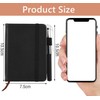 Febbya A7 Pocket Notebook with Pen,100 Pages 100gsm Thick Lined