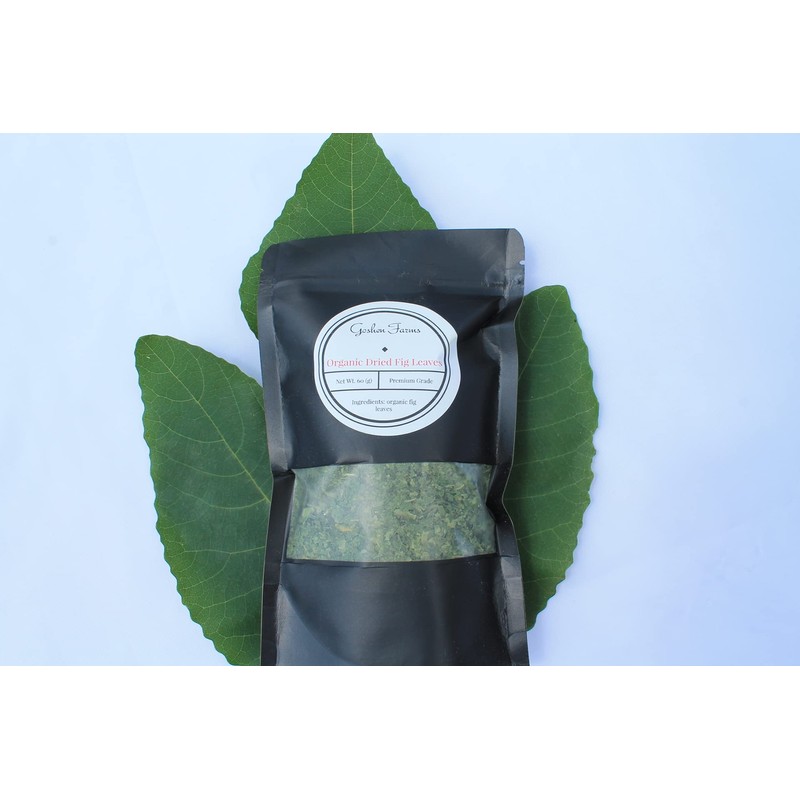 60 grams Organic Dried Fig Leaves by Goshen Farms