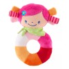 Arcoiris Sonaja Aro Bebes Infantil Juguete Didáctico Interactivo Color Rosa