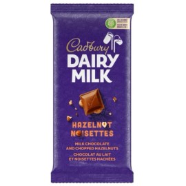 Cadbury Dairy Milk Hazelnut Chocolate Bars, 200g