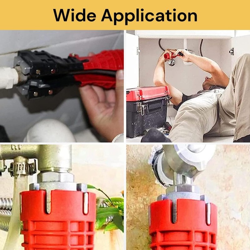 SPENDEAL 18 in 1 Multifunctional Kitchen Faucet Wrench Tool Under