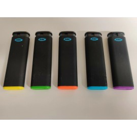 MK 1 Ct Of MK JET BLACK TORCH  Big Full Size Lighters Refillable Windproof Lighter