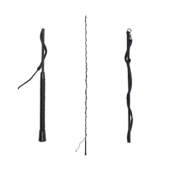 Lunge whip that divides into two parts, with long nylon lash.