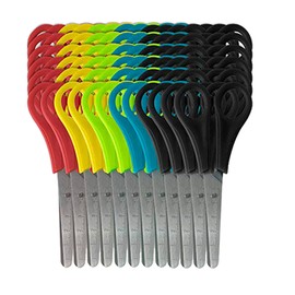 Scissors Bulk 100 Pack of Kids Bulk 5 Inch Blunt Tip Safety Classroom Scissors Perfect for School & Crafts