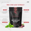 Red Vine Leaf Extract 650mg - 30% Polyphenols (195mg) Equivalent