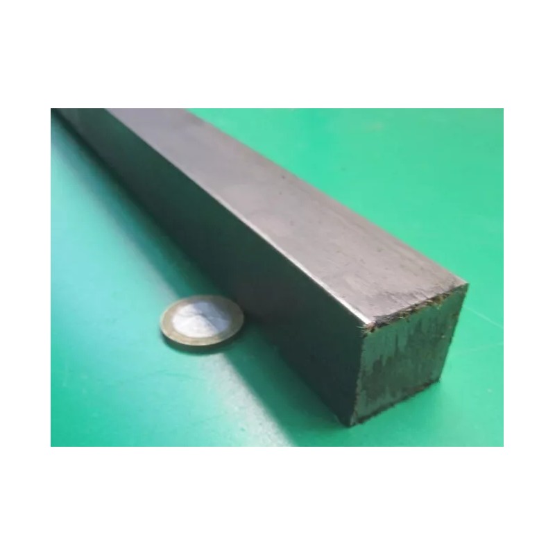 Basic 12L14 Square Carbon Steel Bars, 1 1/8" Square x