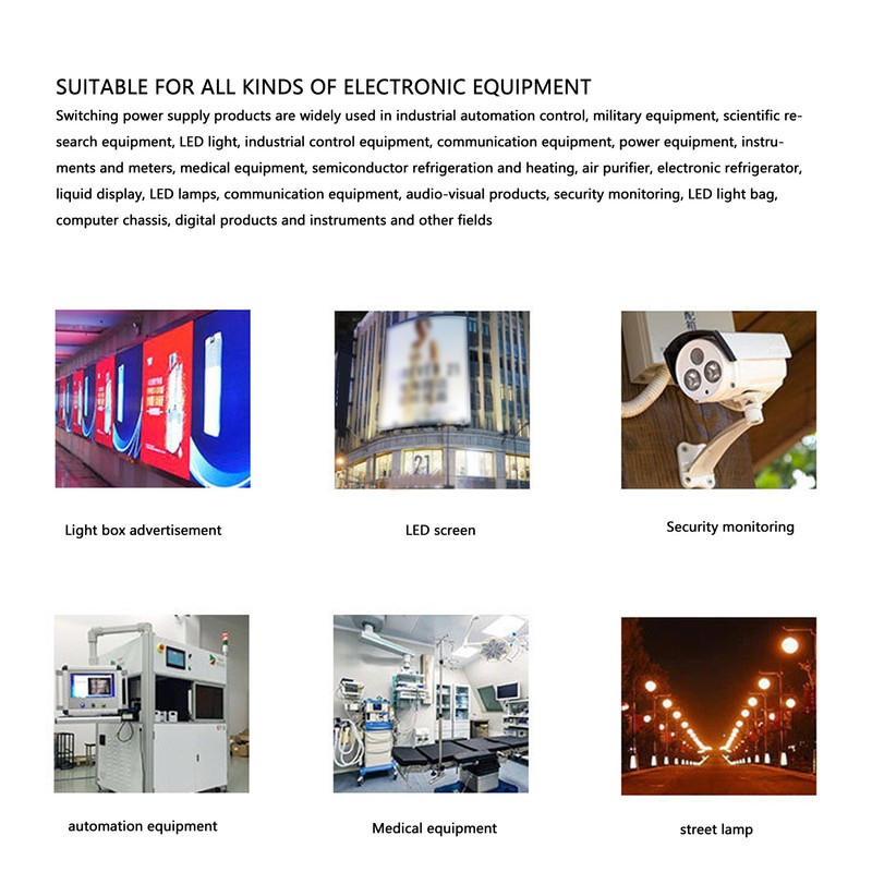 24V Switching Power Supply Universal Switch Regulated Switching Power Supply