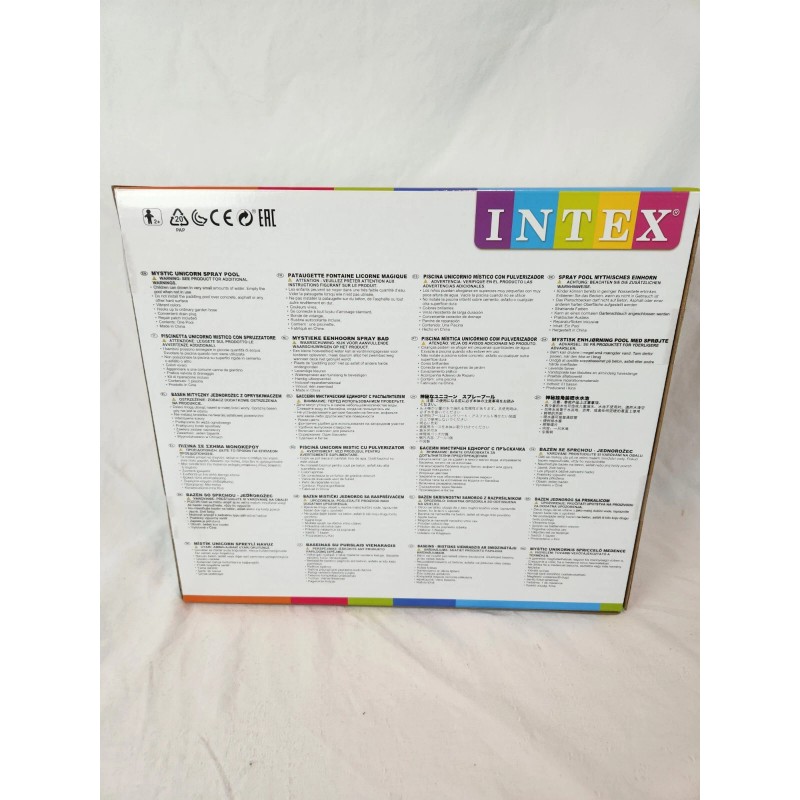 Intex Mystic Unicorn Inflatable Spray Pool - over 8 feet