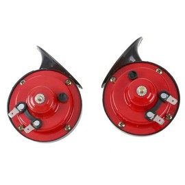 AIMALL 2Pcs Super Horn 12V 60dB Super Loud Horn Snail Motorcycle Car Truck Boat Train - Easy Install, Waterproof, Lightweight